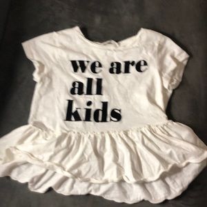 White blouse t shirt